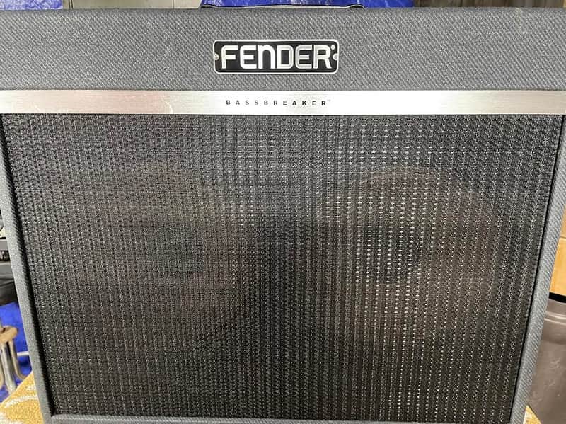 Fender Bassbreaker BB-2x12 140-Watt 2x12" Guitar Speaker Cabinet-Gray Tweed image 1
