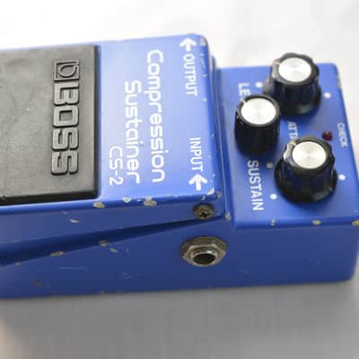 Boss CS-2 Compression Sustainer (Black Label) 1981 - 1989 - Blue Vintage Compressor Made in Japan image 5