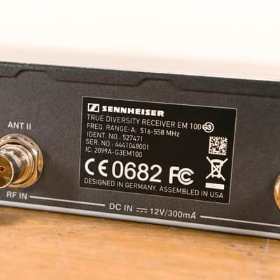 Sennheiser EM 100 G3 Receiver w/ SK 100 G2 Bodypack - A Range (NO PSU) CG010YY image 8
