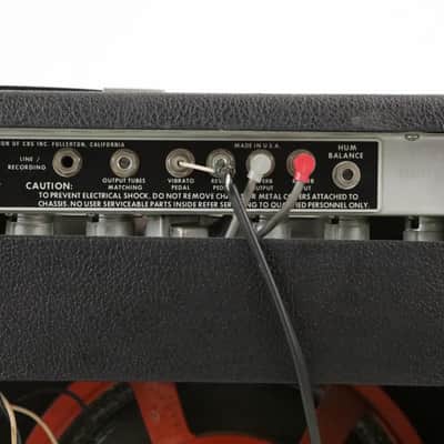 1975 Fender Twin Reverb Silverface Tube Guitar Amplifier Orange JBL D120F #34502 image 12