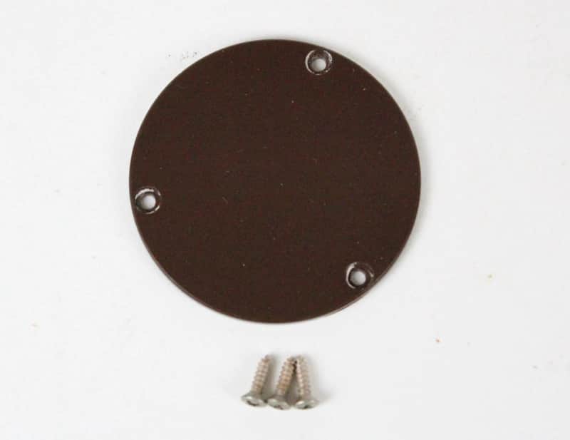 1986 Gibson Les Paul Brown Toggle Switch Cover w/Original Screws USA 1980s image 1