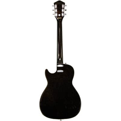Silvertone 1423 Series Single Cut Guitar - Black Gold Flake image 8