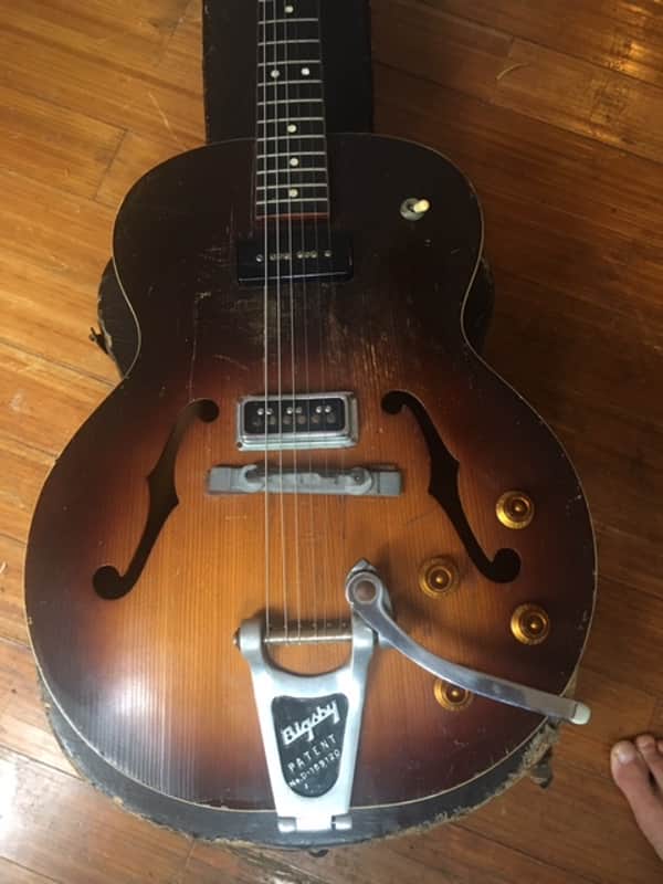 No Name Electric Archtop custom Brian Wicks late 1990's image 1
