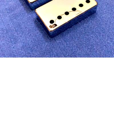D'Angelico Humbucking Pickup Covers Chrome 2020 - Chrome image 6