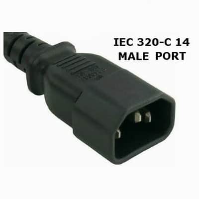 LASE 6 ft AC Power Cable Y Splitter IEC320-C13 to IEC320-C13 & IEC320-C14 image 6