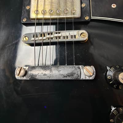 1970's Ibanez MIJ Lawsuit LP Black w/case image 7
