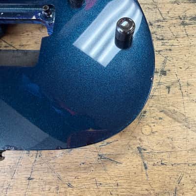 Used Ibanez RG1570 Prestige Team J. Craft Electric Loaded Guitar Body 2002 - Mirage Blue Made in Japan image 8