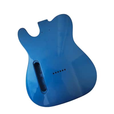 Blue Metallic HH Alder Wood Telecaster Tele Style Guitar Body DIY Project image 5