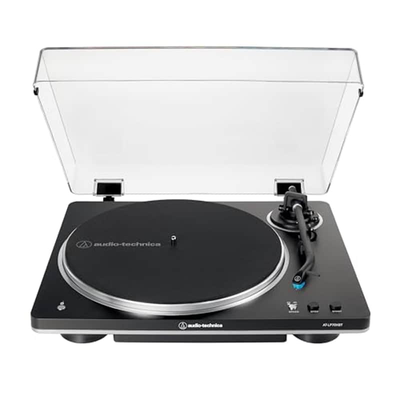 Audio-Technica AT-LP70XBT Wireless Turntable (Black/Silver) image 1