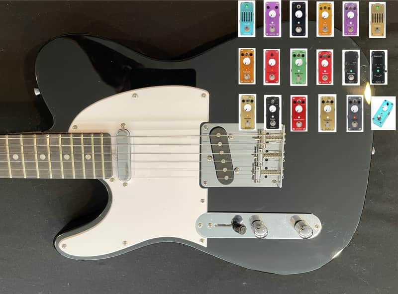Harley Benton TE-20LH BK - WITH TWO HB PEDALS OF YOUR CHOICE - LEFTY - image 1