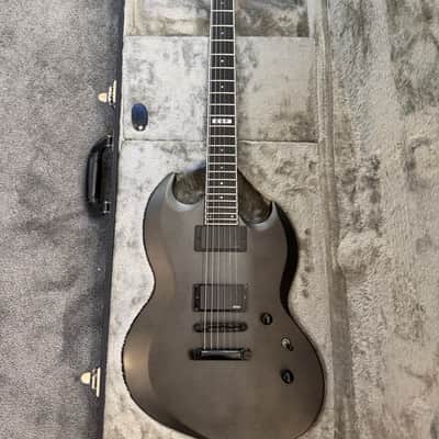 ESP E-II Viper Baritone 2019 - Charcoal Metallic Satin image 2