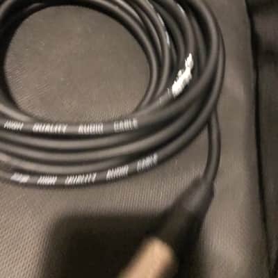 XLR Male to 1/4" Mono Jack Cable Bundle (5m & 1.5m) - Job Lot image 2
