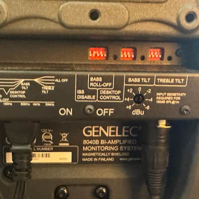 Genelec 8040B 6.5" Powered Nearfield Studio Monitor (Pair) 2013 - 2021 - Gray image 5