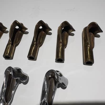WFL/Ludwig Bass Drum Claws 1950’s - Nickel and chrome variety image 8