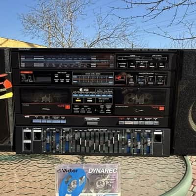 Sharp HK-9000Z Rare Vintage Hi-Fi Boombox Cassette Deck