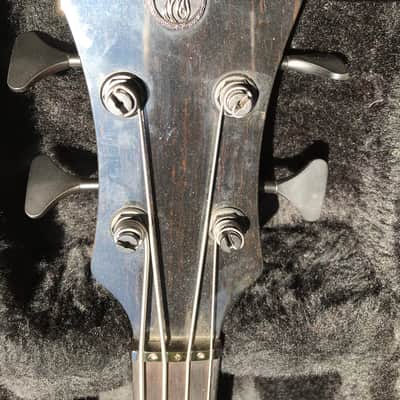 Alembic Custom Archive "Monty" Circa 2012 Natural Ebony/Mahogony image 3