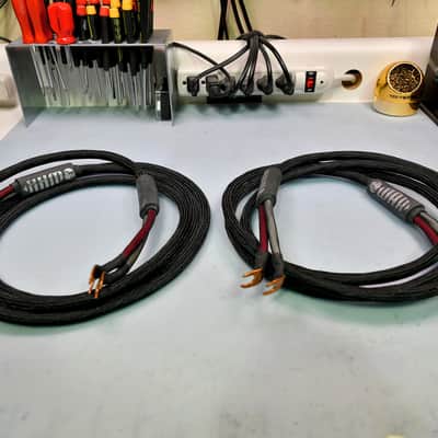 Zu Audio WAX 8' Pair of Audiophile Speaker Cables 2007 - Black image 3
