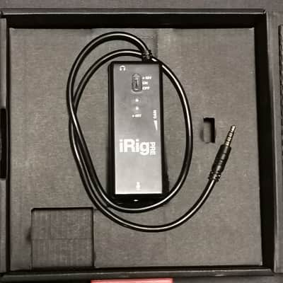IK Multimedia iRig Pre iOS Mobile Mic Preamp/Interface 2010s - Black image 2