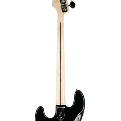 Fender FSR Collection Traditional 70s Jazz Bass Guitar, Maple FB, Black image 6