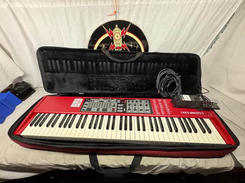 Clavia Nord Electro 3 Seventy Three 73-key Piano & Organ Synthesizer Keyboard with Pedal + Bag image 1