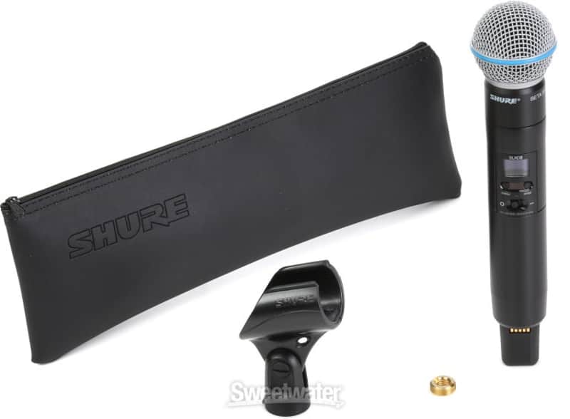 Shure SLXD2/B58 Wireless Handheld Microphone Transmitter - J52 Band (SLXD2B58-J52d2) image 1