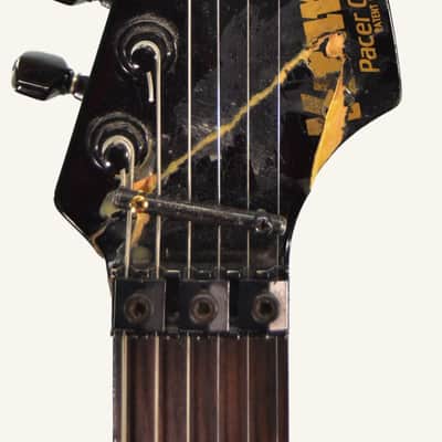 Kramer Pacer Carrera Vintage Early 1980's Electric Guitar w/ Floyd Rose 1981-'83 Black image 3