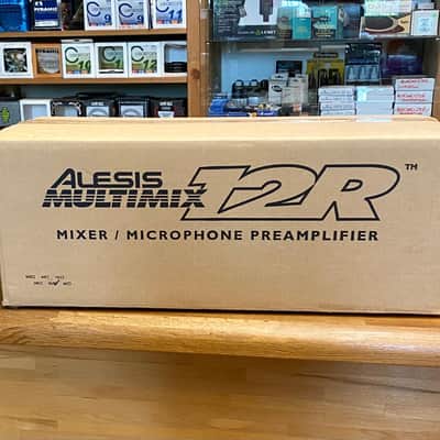 Alesis MultiMix 12R Rackmount 12-Channel Mixer 2000s - White/Silver image 4