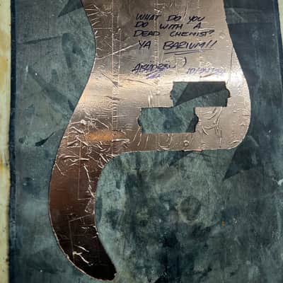 Madlad Instruments 3K Twill Carbon Fiber Precision Bass PBass pickguard (made with pride in north Texas) image 2