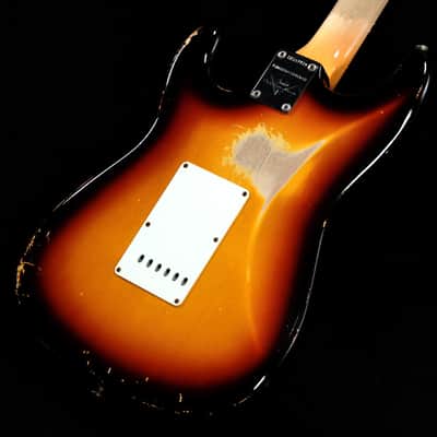 FENDER CUSTOM SHOP LTD 1963 Stratocaster Heavy Relic 3-Color Sunburst [CZ557408] (08/05) image 4