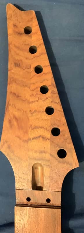 Red Cherrywood Japanese 7 string AANJ RG NECK with Ibanez Reverse Headstock image 1