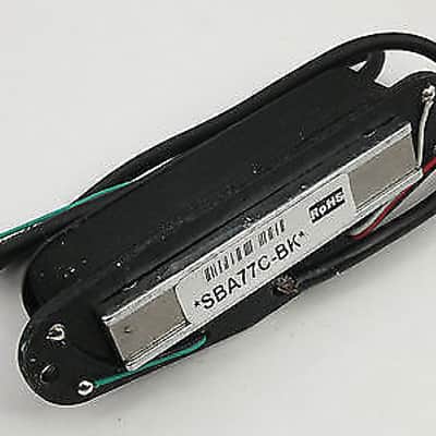 Artec SBA77C Chrome Hot Rail Single Coil Humbucker Pickup image 2