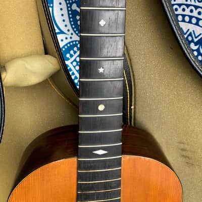 Antique Vintage 1896 Andrew Groehsl Chicago, IL Parlor Guitar Project Brazilian Rosewood image 7