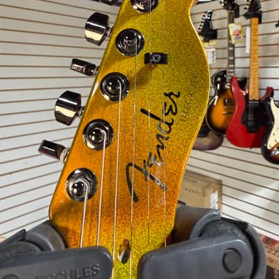 Fender 75th Anniversary American Ultra II Telecaster Electric Guitar - Liquid Gold w/OHSC + FREE $299 Plek & Setup #667 image 8