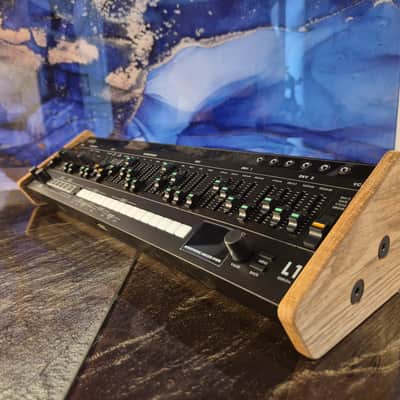 Solid Oak 30° Synth Stand for Donner L1 – Handmade by Synths and Wood UK image 12