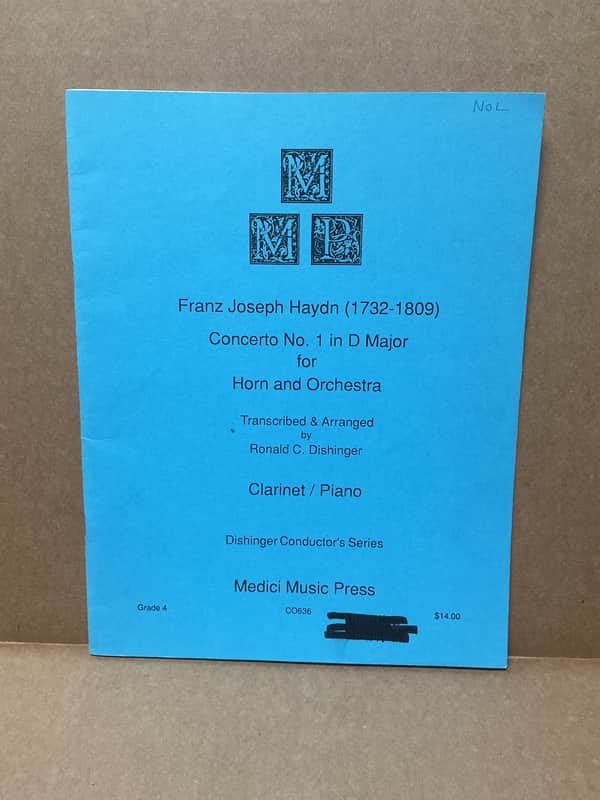 Franz Joseph Haydn Concerto No. 1 in D Major Clarinet Solo image 1