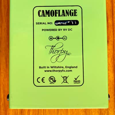 Rare ThorpyFX Camoflange Analog Flanger Pedal  Limted Edition! Boutique Chorus Modulation!  Rare Vintage NOS Matsushita Chipset! image 10
