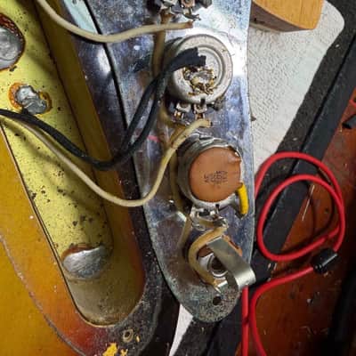 Vintage Fender 1966 Jazz Bass Bound Neck Dot Inlays image 18