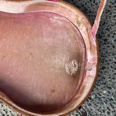 1950s Gibson Les Paul Burst Gold Top Lifton Case - Brown Pink Lining image 5
