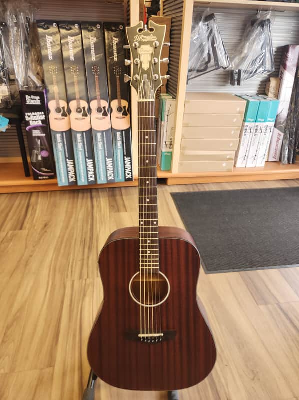 D'Angelico Premier Lexington LS - Natural Acoustic Electric Guitar DAPLSD300MAHCP - Mahogany Satin image 1