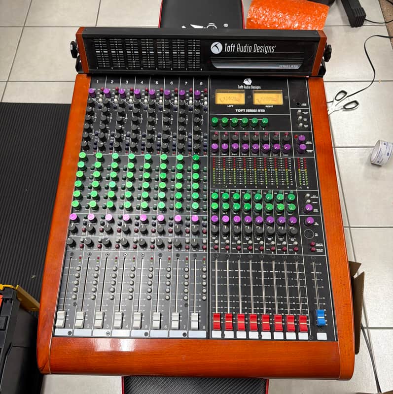 Toft Audio Designs ATB-08M 8 Channel Mixer w/ Meter Bridge image 1