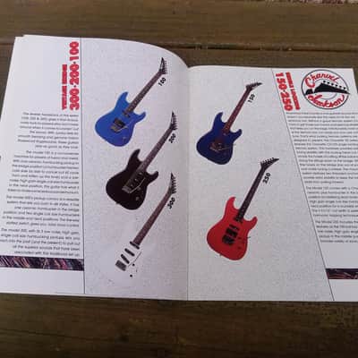 Vintage 1990 - 1991 Charvel, Charvette, Jackson Full Color Catalog! Rare, Original Case Candy, Paperwork! image 3