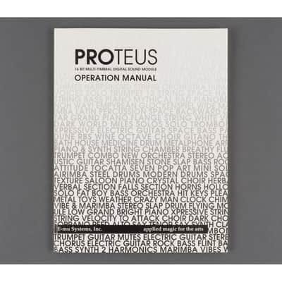 E-mu Proteus Operation Manual