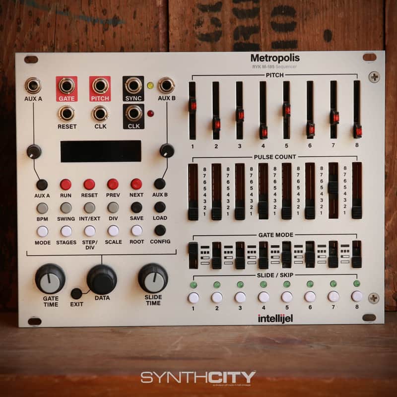 Intellijel Metropolis Complex Pitch / Gate Sequencer Eurorack Synth Module 2015 - 2020 - Silver image 1