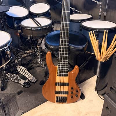 AIO 6W Walnut 6-String Bass Guitar GS-001 image 1