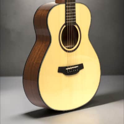 Crafter HM250-N Silver series 250, Mini 3/4 acoustic guitar with Engelmann spruce top Crafter image 3