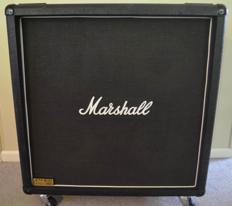 Marshall JCM 800 Lead Series Model 1982B 4x12" Straight Guitar Speaker Cabinet image 1