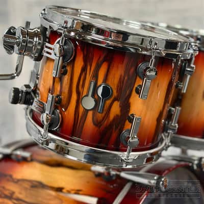 Sonor SQ2 Beech 5pc Drum Set Red Burst over African Marble Gloss image 5