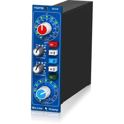 Midas 502 V2 Microphone Preamplifier 500-Series Module with Built-In XL4 Filters image 3
