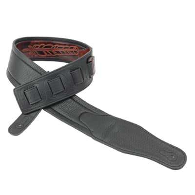 Walker and Williams GB-133 Bourbon Brown Padded Strap with Native American Feather Design image 7