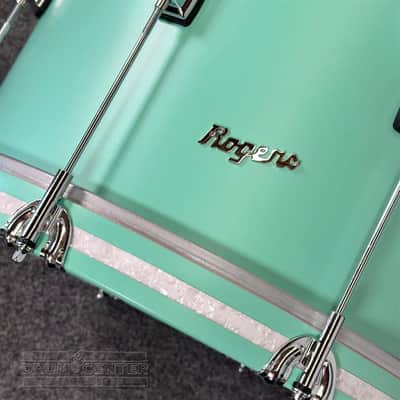 Rogers Tower 3pc Drum Set Seafoam Green 18/12/14 image 5
